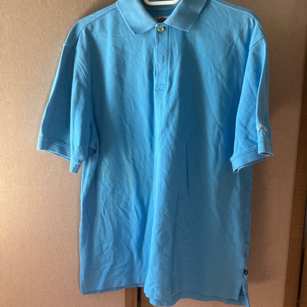 Final Markdown Callaway Blue Polo Shirt Medium